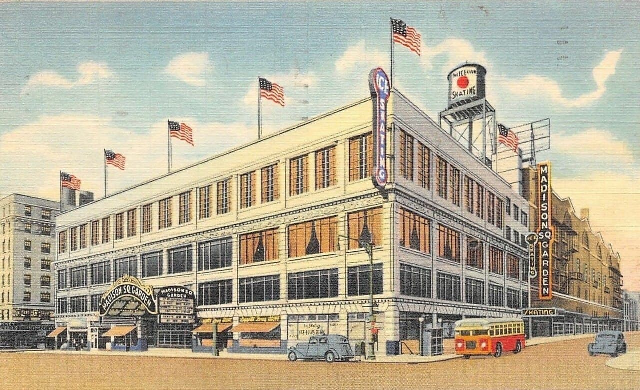 Madison Square Garden 1941 Postcard