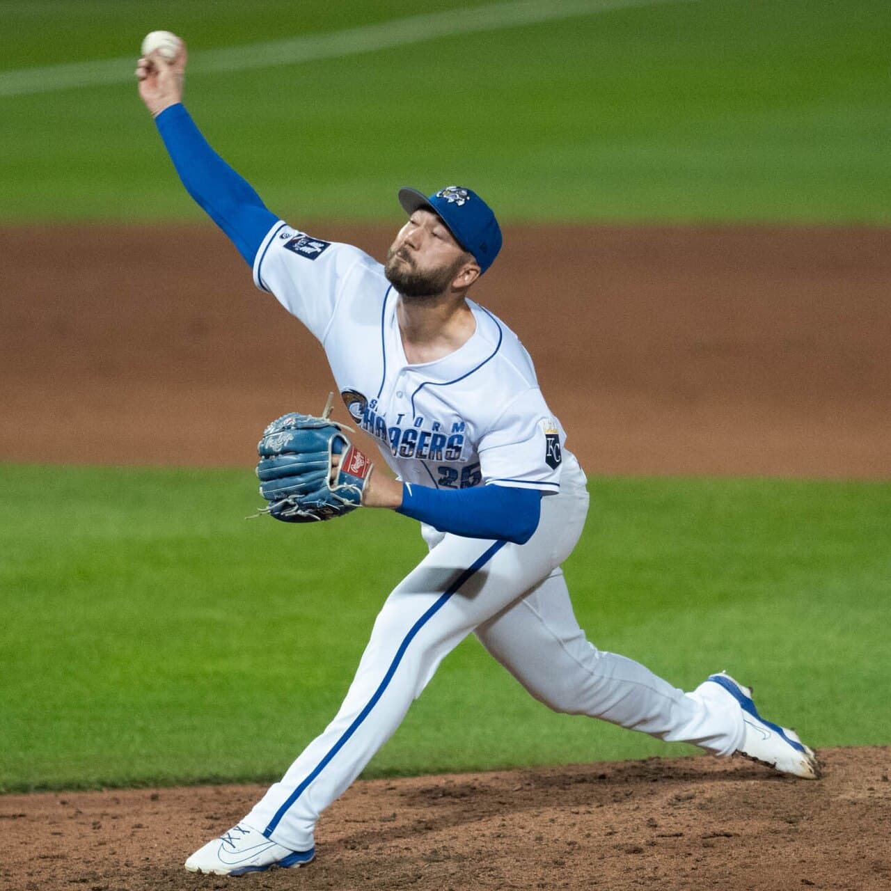 Lucas Erceg of the Kansas City Royals