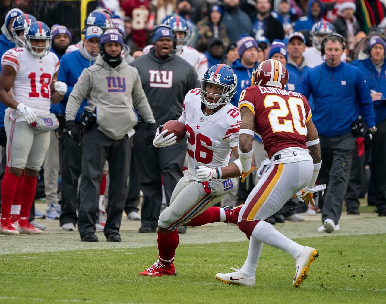 Saquon Barkley of the Tennessee Titans