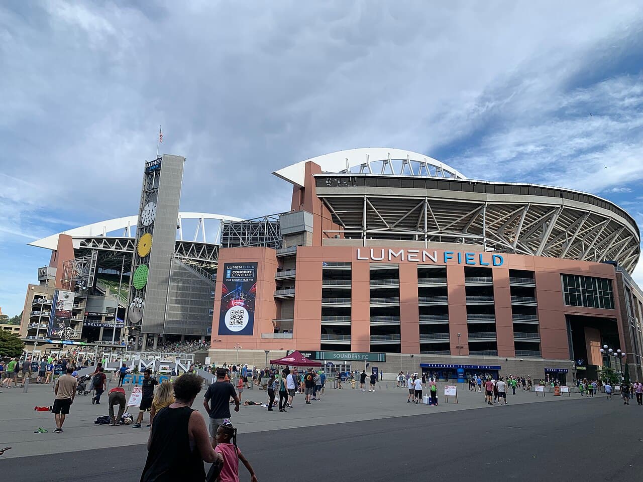 Lumen Field exterior, July 2023