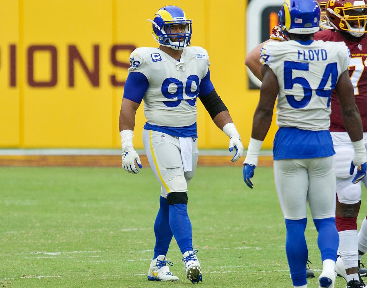 Aaron Donald of the Los Angeles Rams