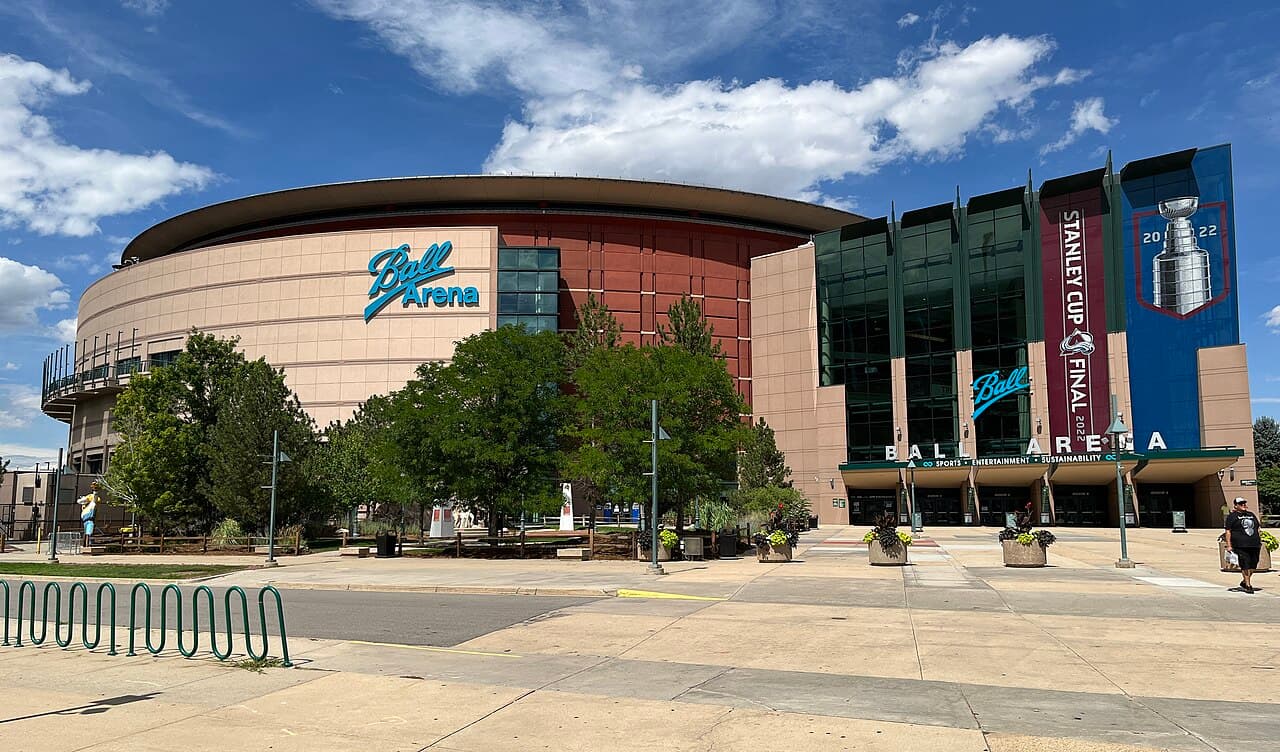 Ball Arena exterior 2022