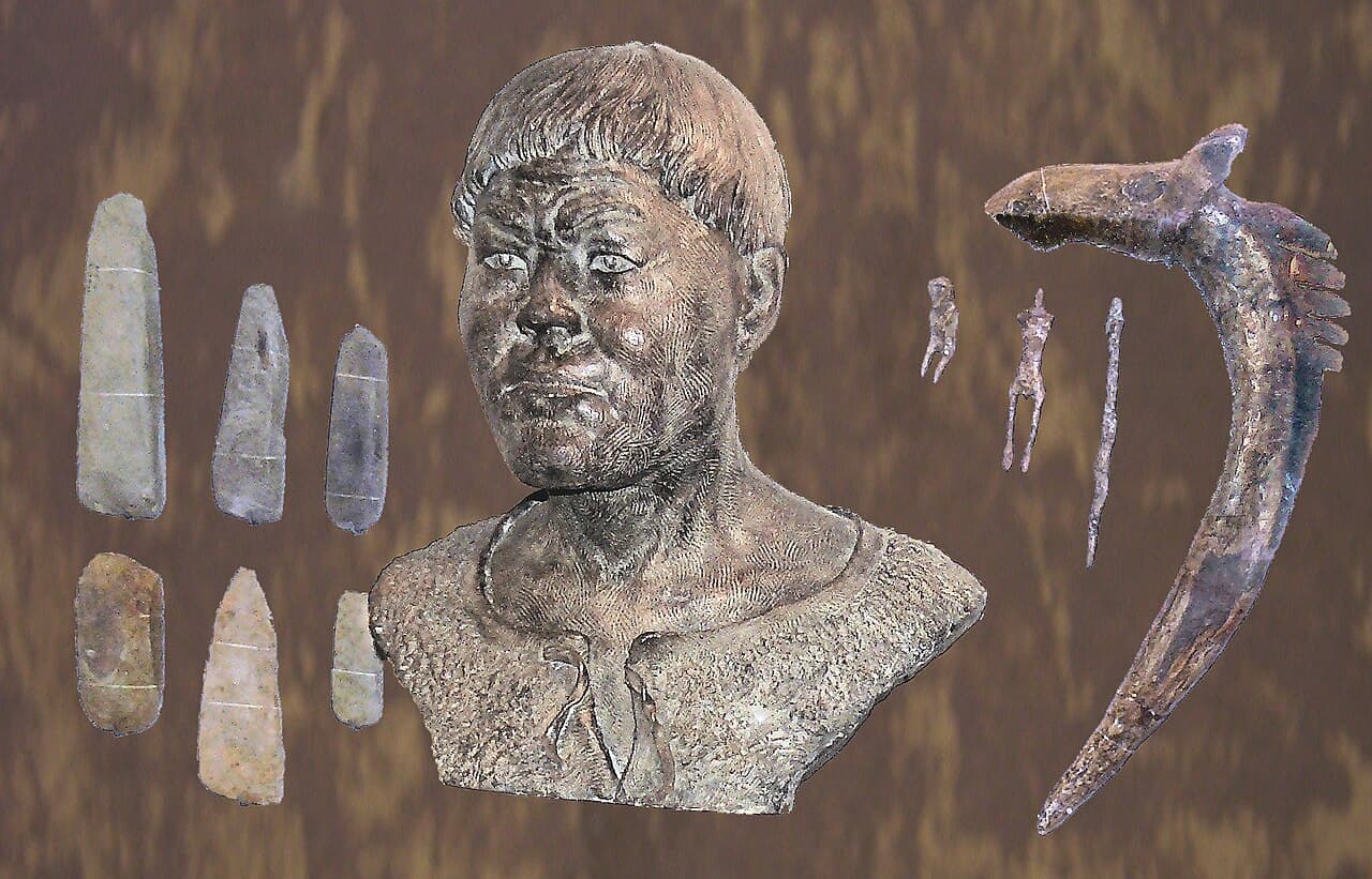Eastern Hunter Gatherer (brown background)
