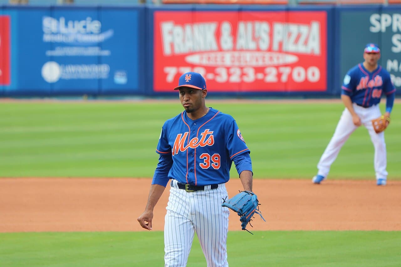 Edwin Diaz of the Los Angeles Dodgers