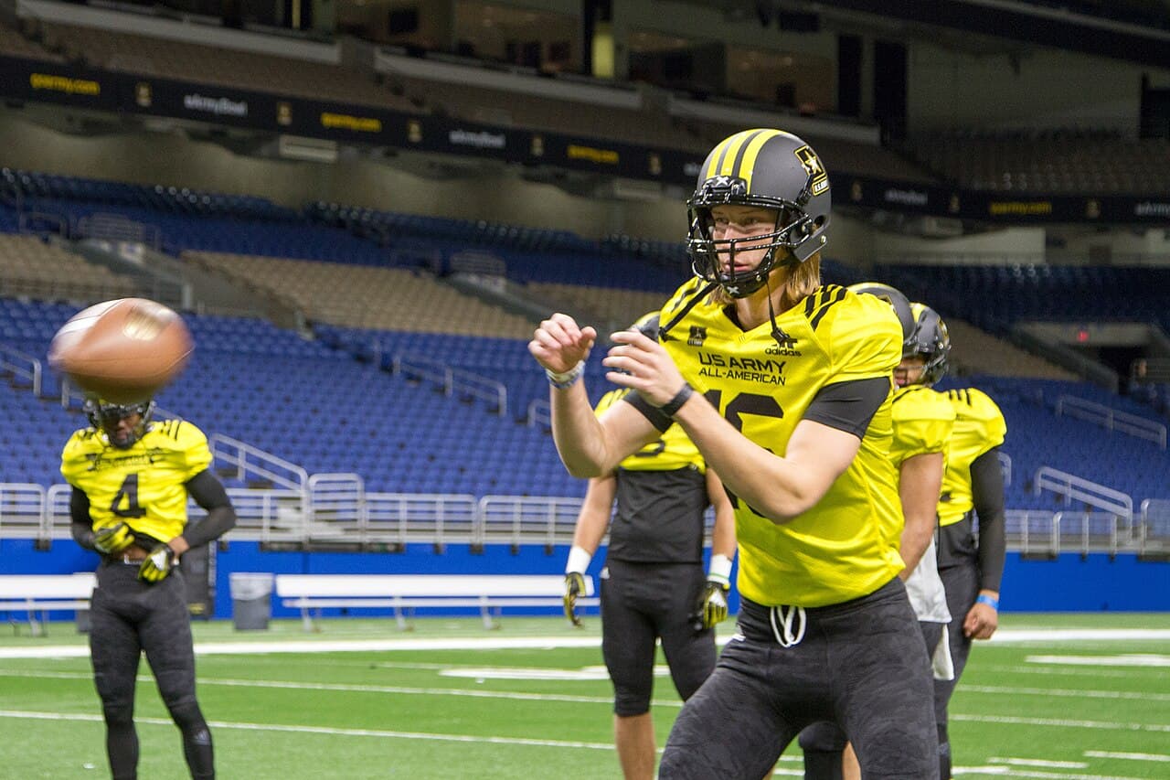Trevor Lawrence at the 2018 U.S. Army All-American Bowl