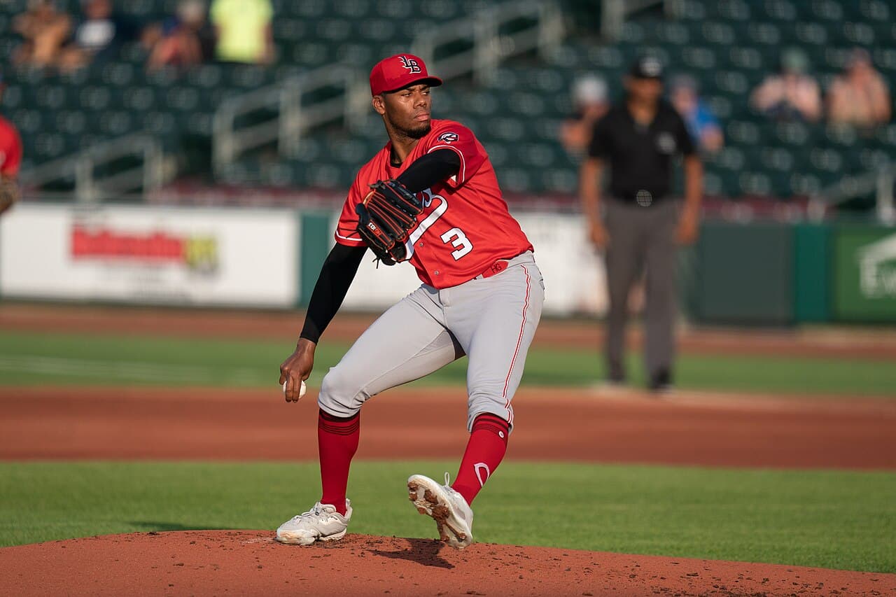 Hunter Greene of the Cincinnati Reds