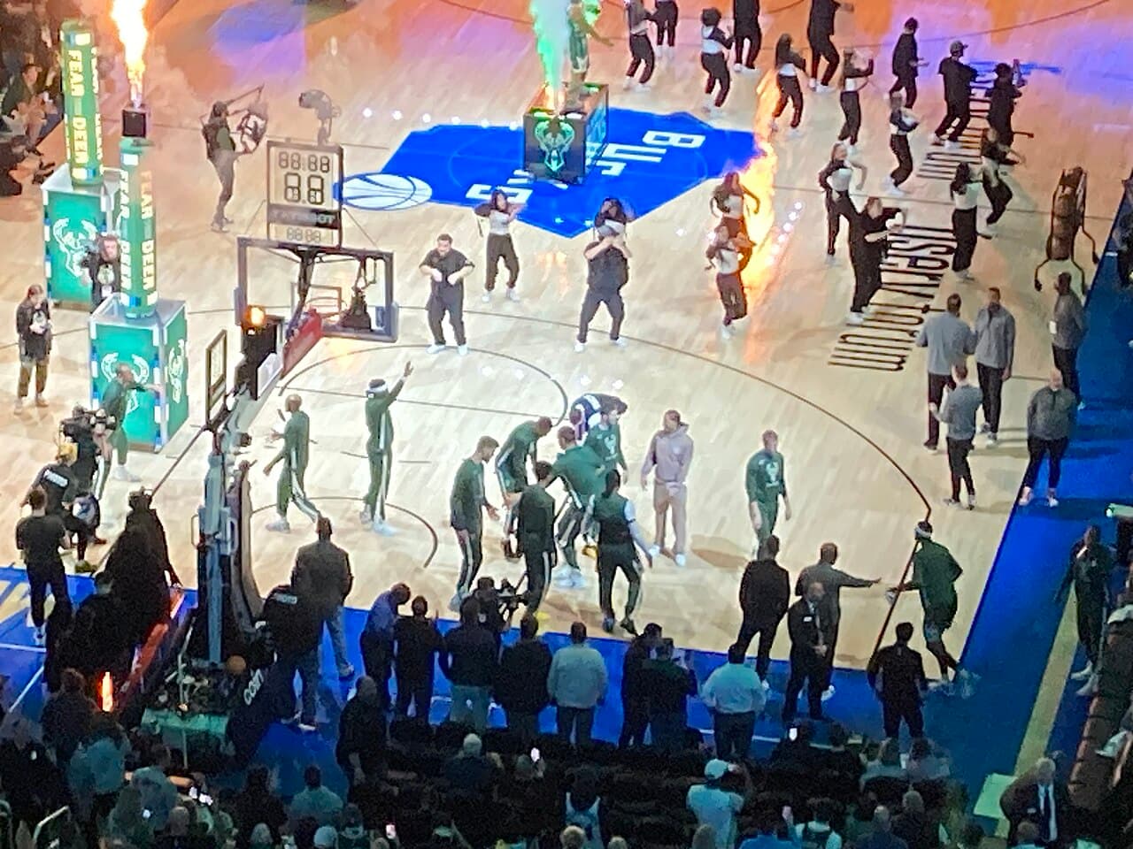 Chicago Bulls vs. Milwaukee Bucks April 2023 05 (Milwaukee player introductions)