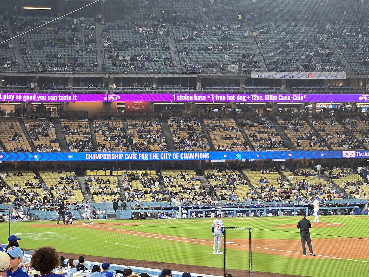 Dodgers shortstop Miguel Rojas pitching for the Dodgers, Chicago Cubs at Los Angeles Dodgers, (April 12, 2025)