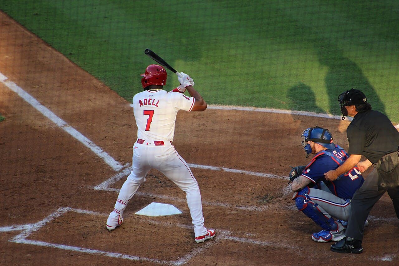 Jo Adell of the Los Angeles Angels