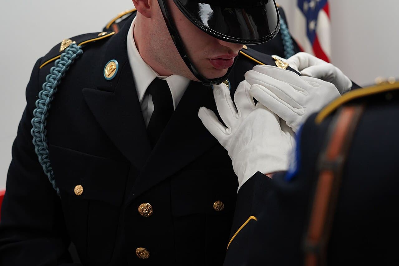 3d U.S. Infantry Regiment (The Old Guard) at the Washington Capitals Salute to the Military game in Capital One Arena in Washington on February 25, 2025 - 4
