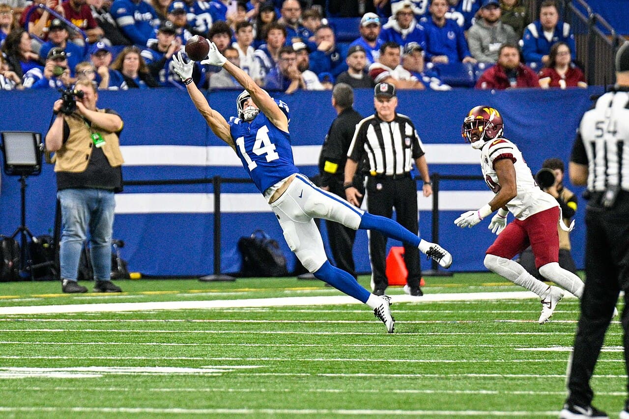 Alec Pierce of the Indianapolis Colts